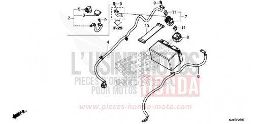 BATTERIE CBR650FAE de 2014